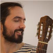 Musicien professionnel donne cours de guitare